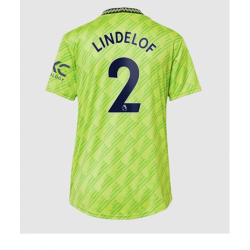 Manchester United Victor Lindelof #2 Tredjedrakt Kvinner 2022-23 Kortermet Manchester United Victor Lindelof #2 Tredjedrakt Kvinner 2022-23 Kortermet